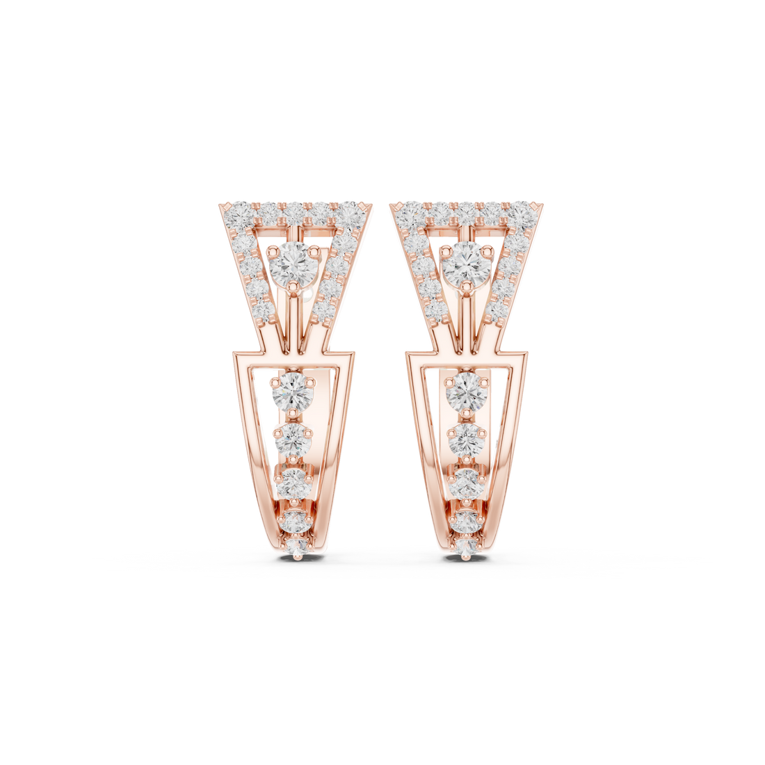 Soul Mate lab grown diamond earring design