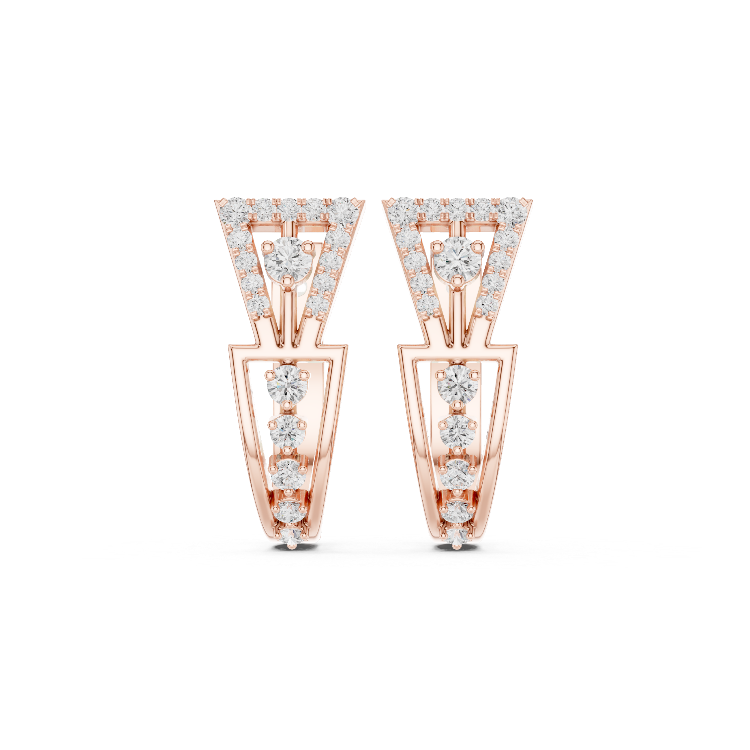 Soul Mate lab grown diamond earring design