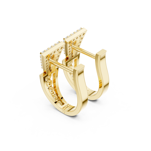 Soul Mate lab grown diamond earring design