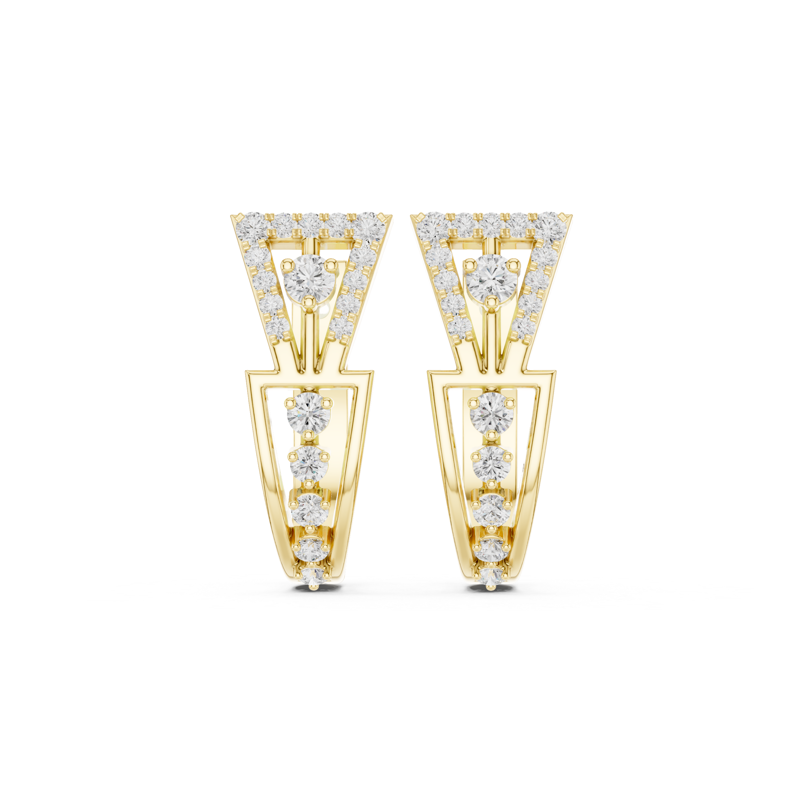 Royal Cascade Lab Grown Diamond Earrings Drops