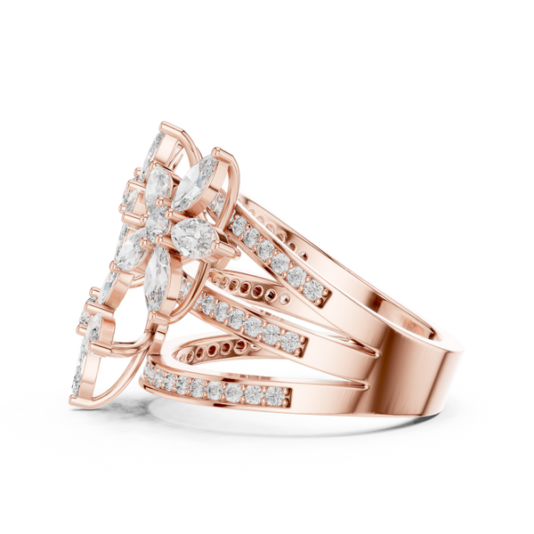 Enigma Code lab grown diamond ring