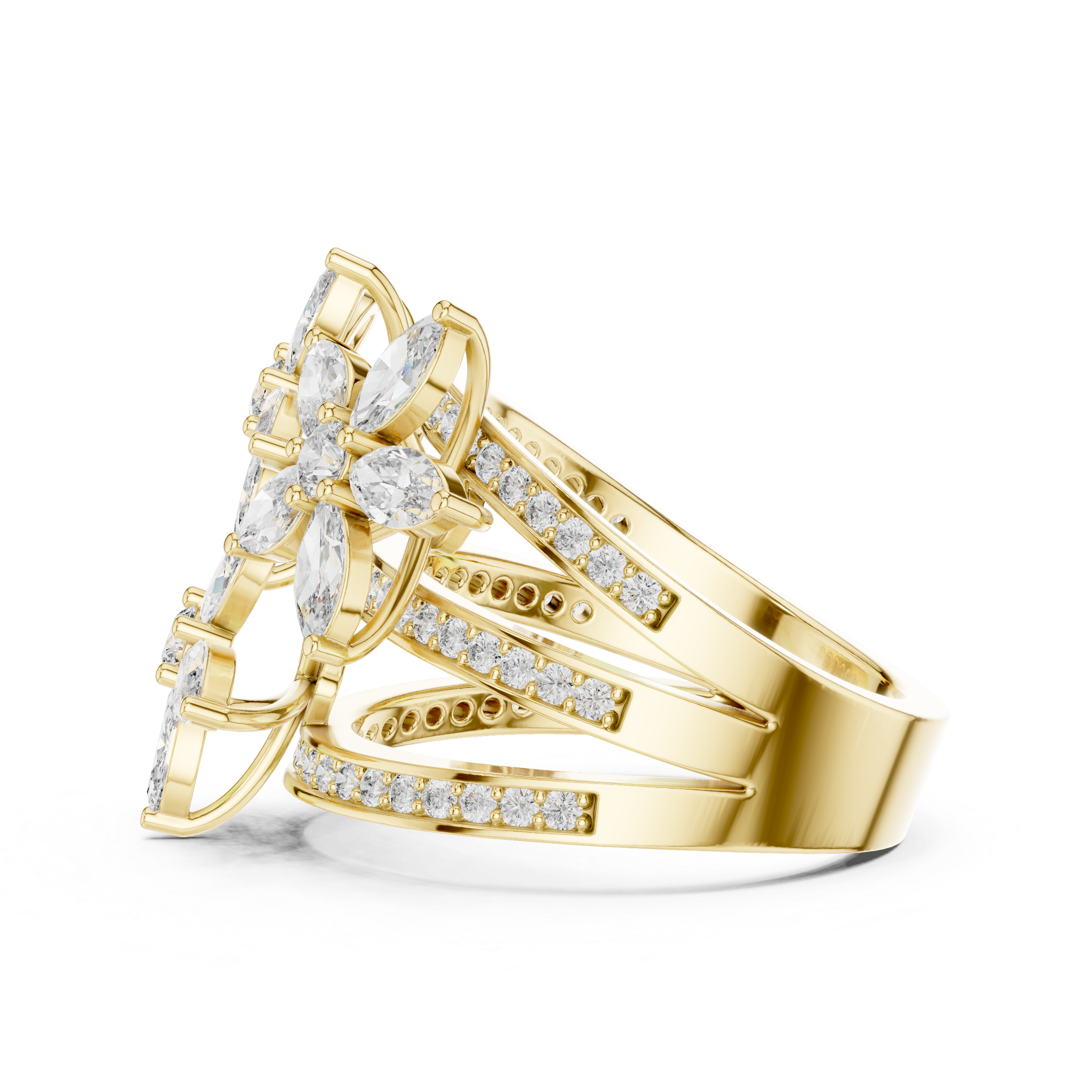 Enigma Code lab grown diamond ring
