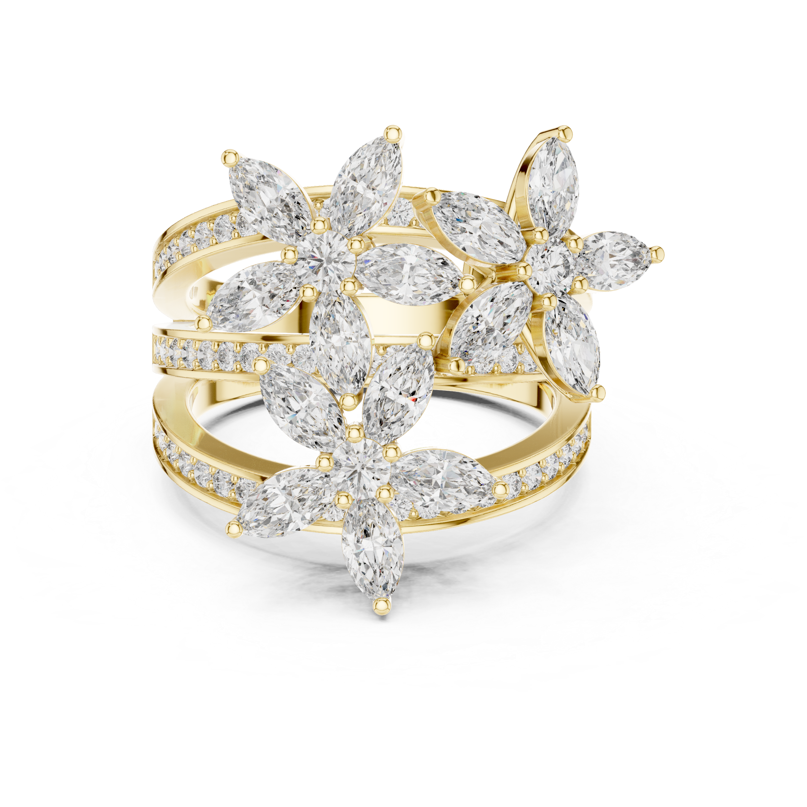 Enigma Code lab grown diamond ring
