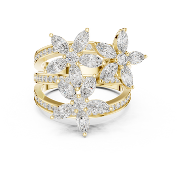 Enigma Code lab grown diamond ring