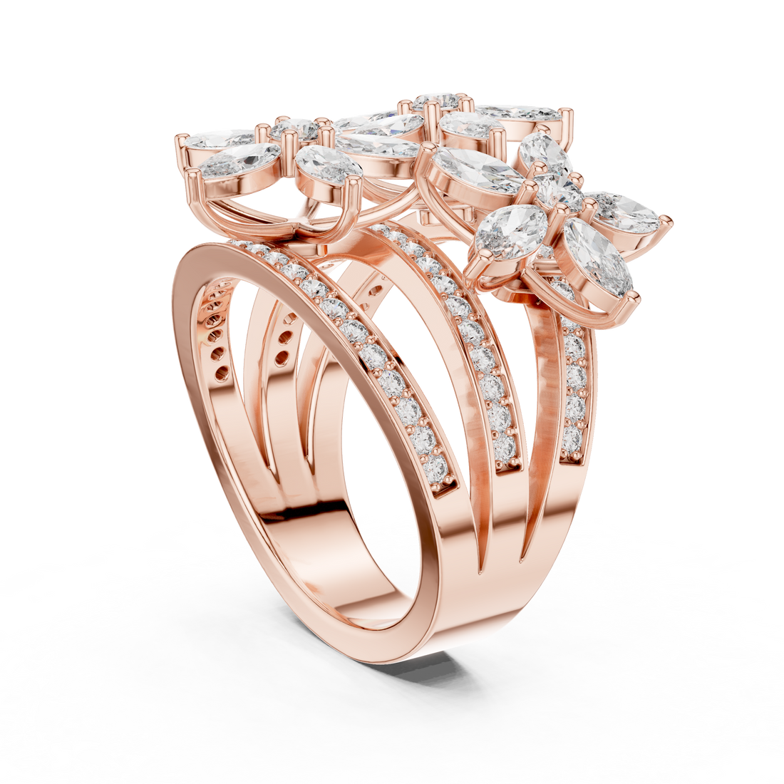 Enigma Code lab grown diamond ring