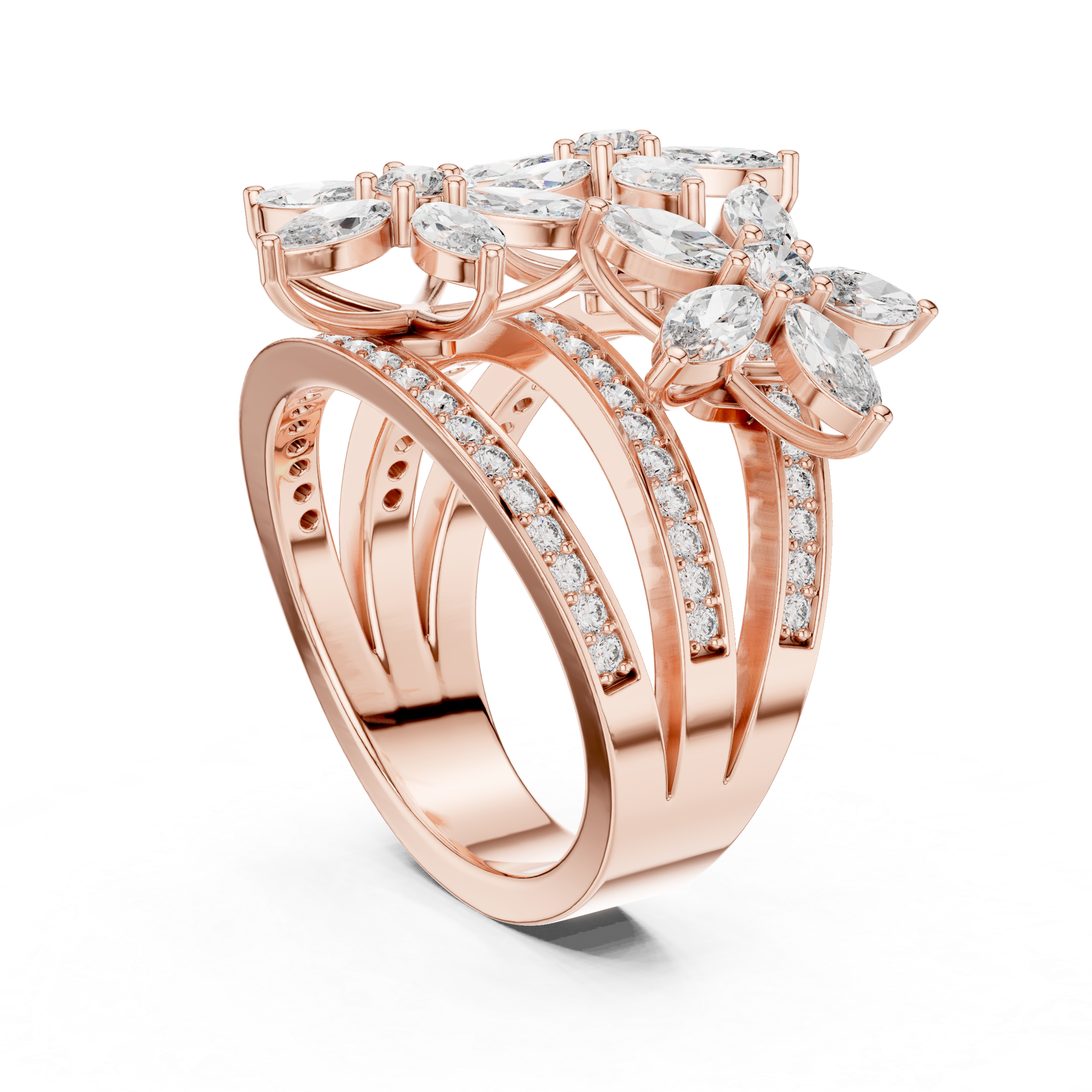 Enigma Code lab grown diamond ring