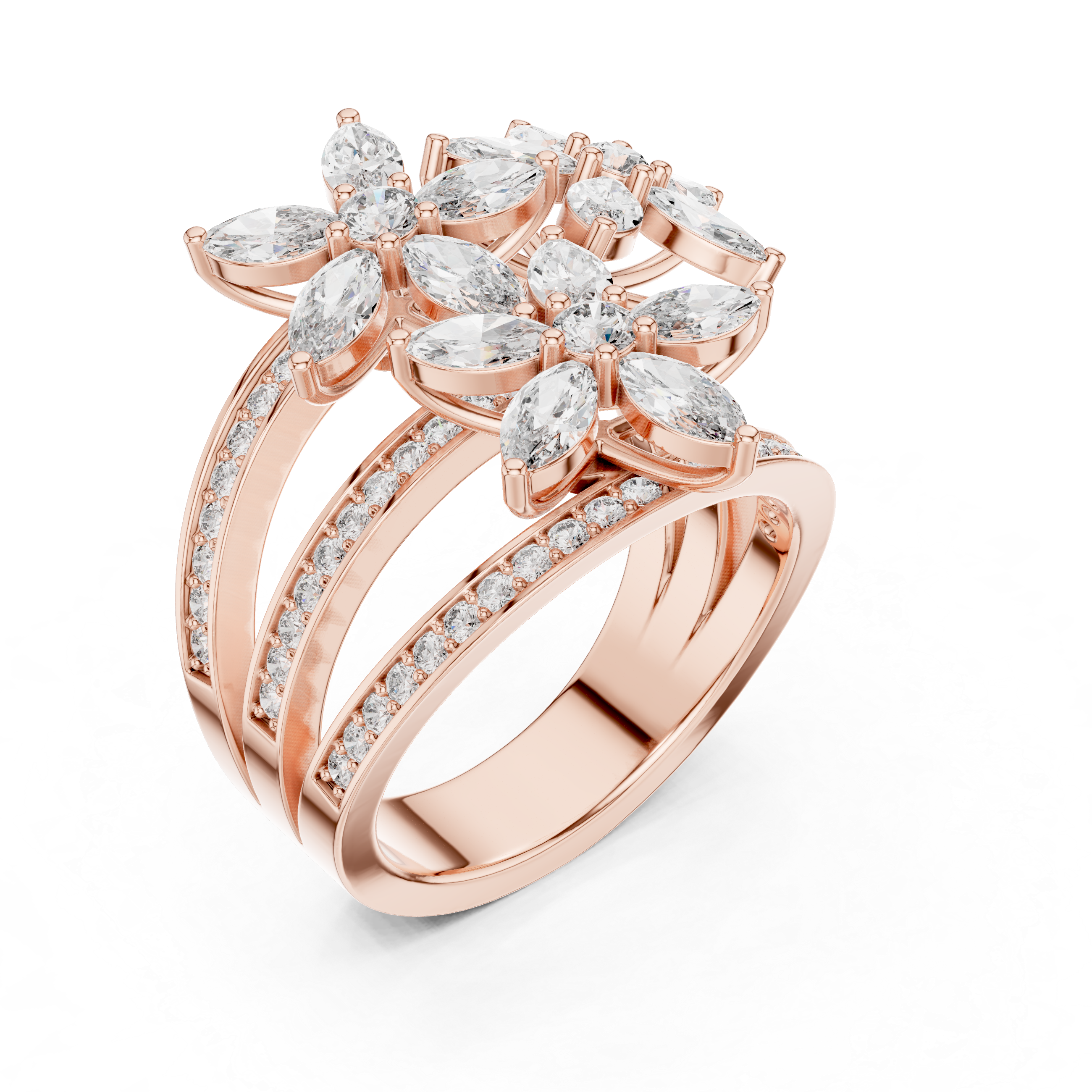 Enigma Code lab grown diamond ring