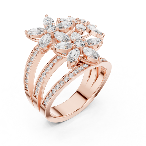 Enigma Code lab grown diamond ring