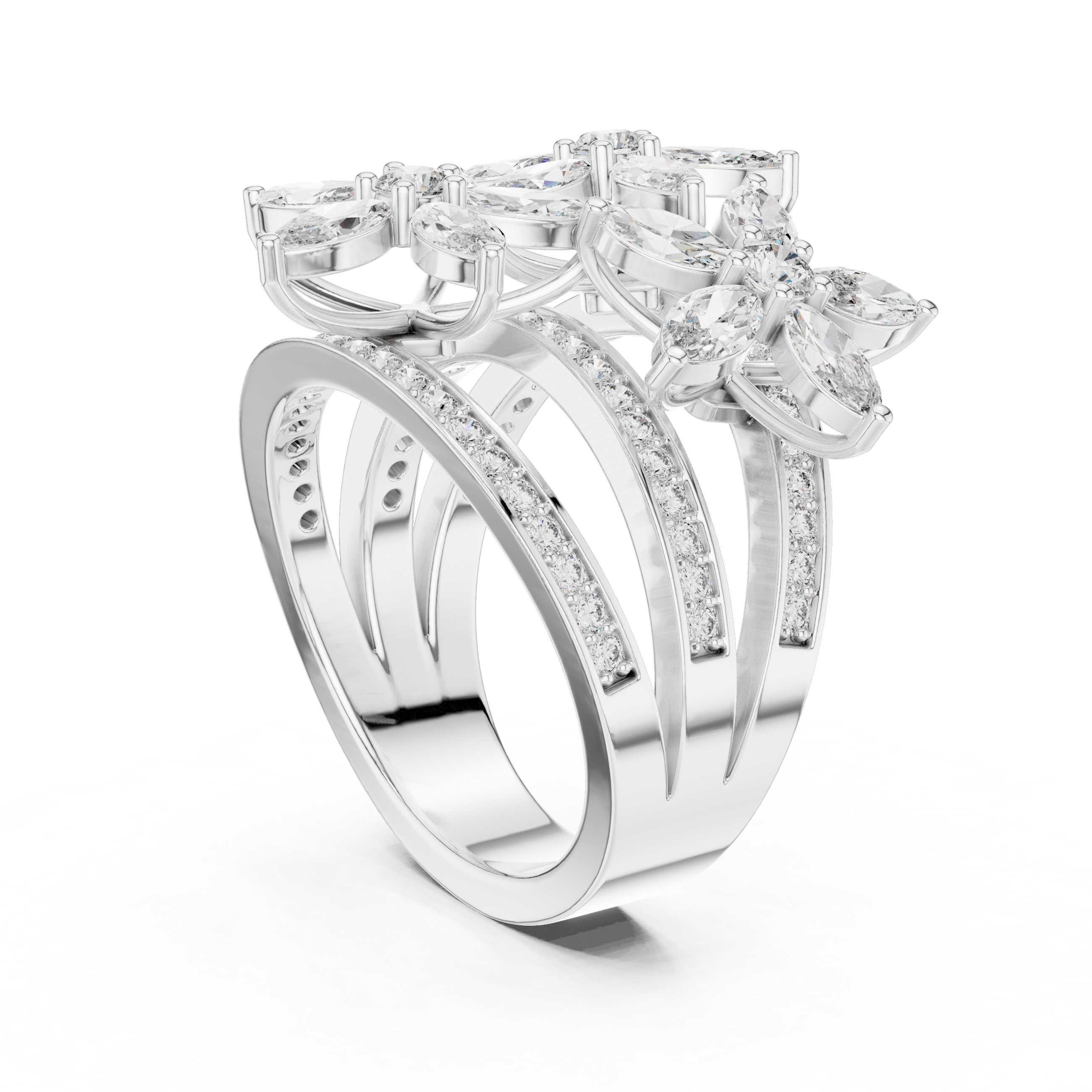 Enigma Code lab grown diamond ring