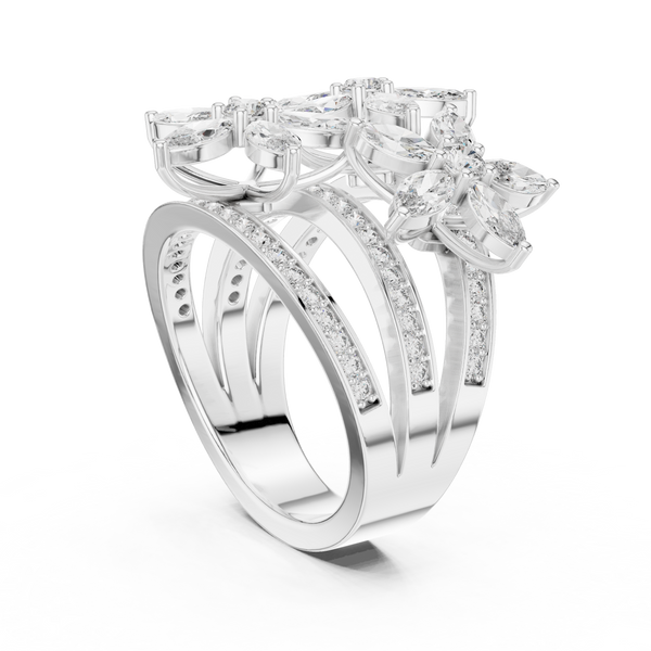 Enigma Code lab grown diamond ring