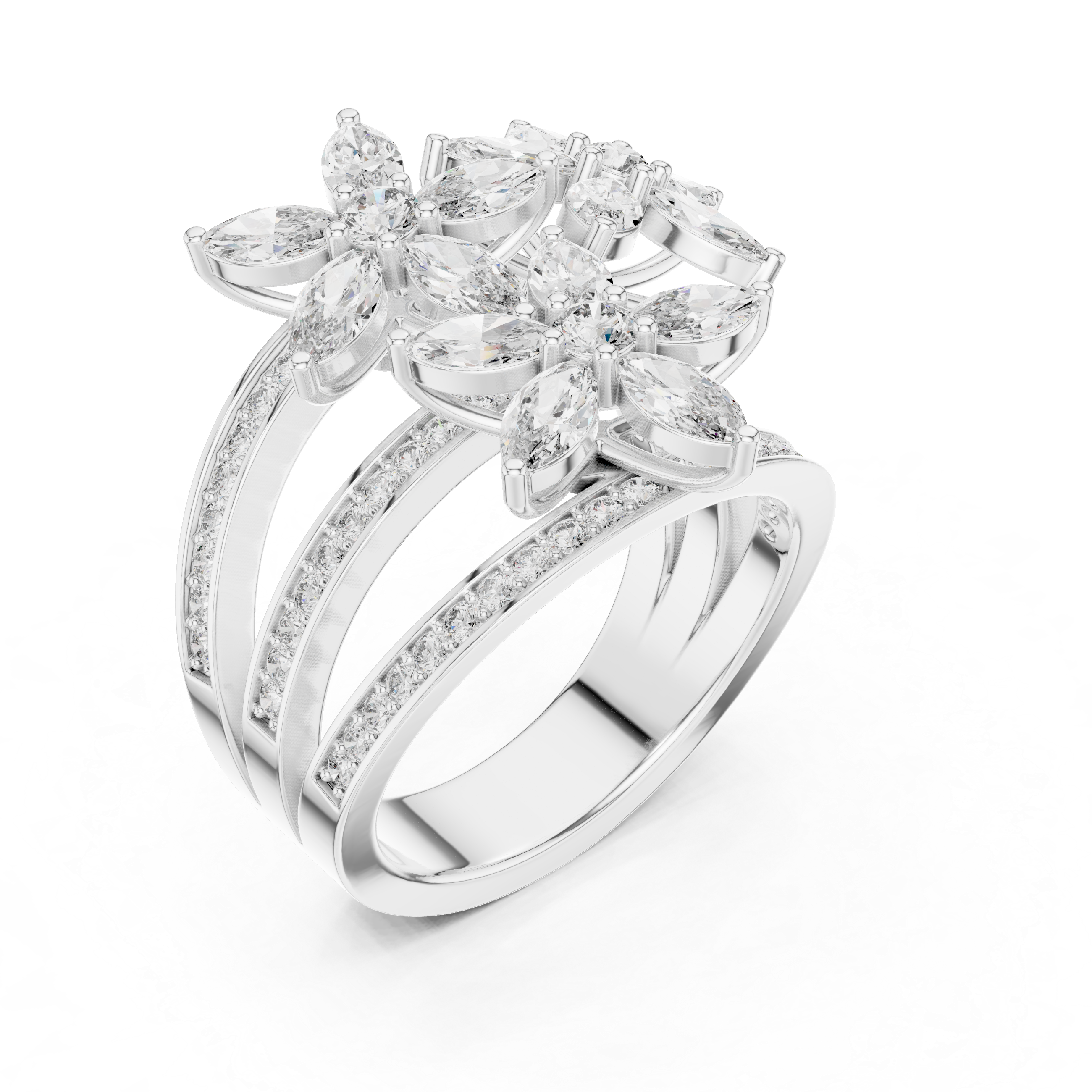 Enigma Code lab grown diamond ring