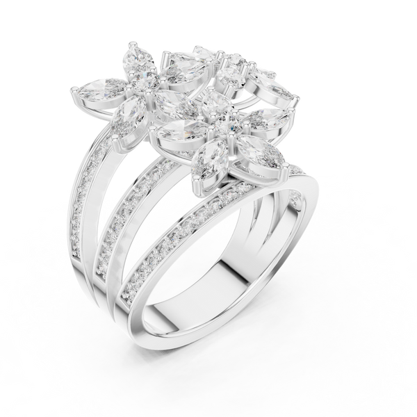Enigma Code lab grown diamond ring