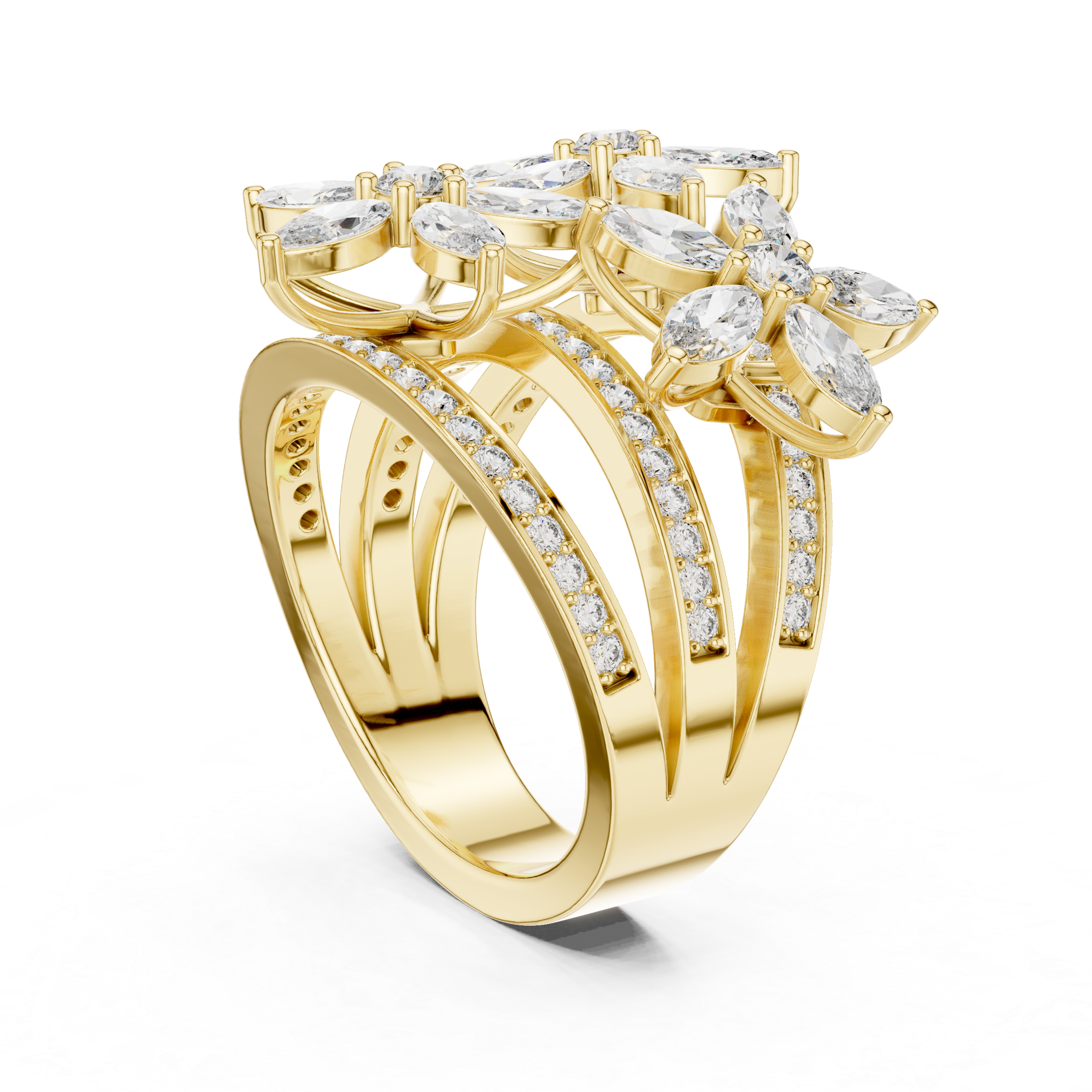Enigma Code lab grown diamond ring