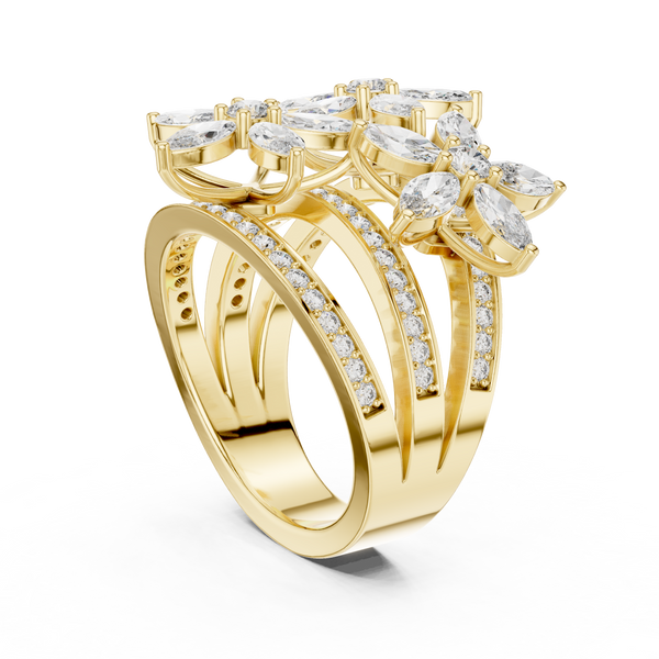 Enigma Code lab grown diamond ring