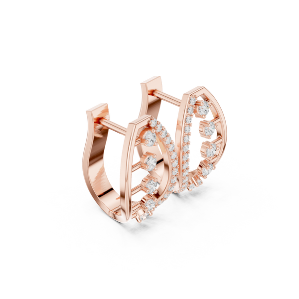 Rare Find lab grown diamond earring design