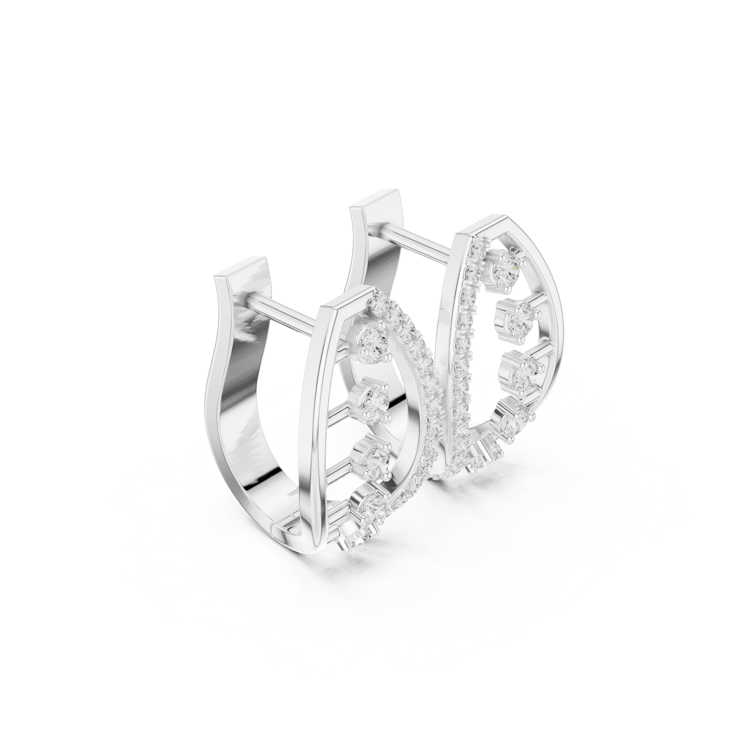 Rare Find lab grown diamond earring design
