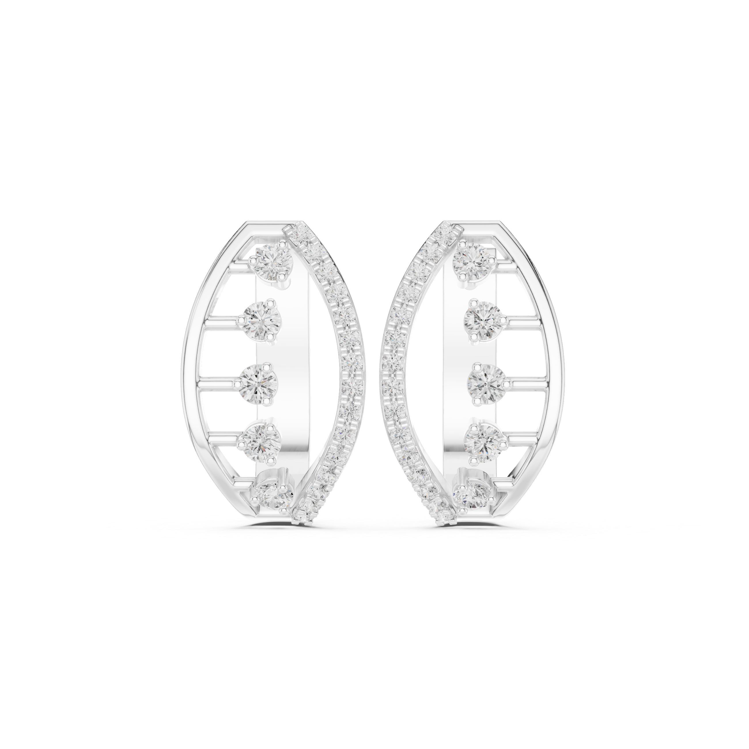 Rare Find lab grown diamond earring design