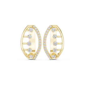 Flawless Beam Lab Grown Diamond Earrings Studs