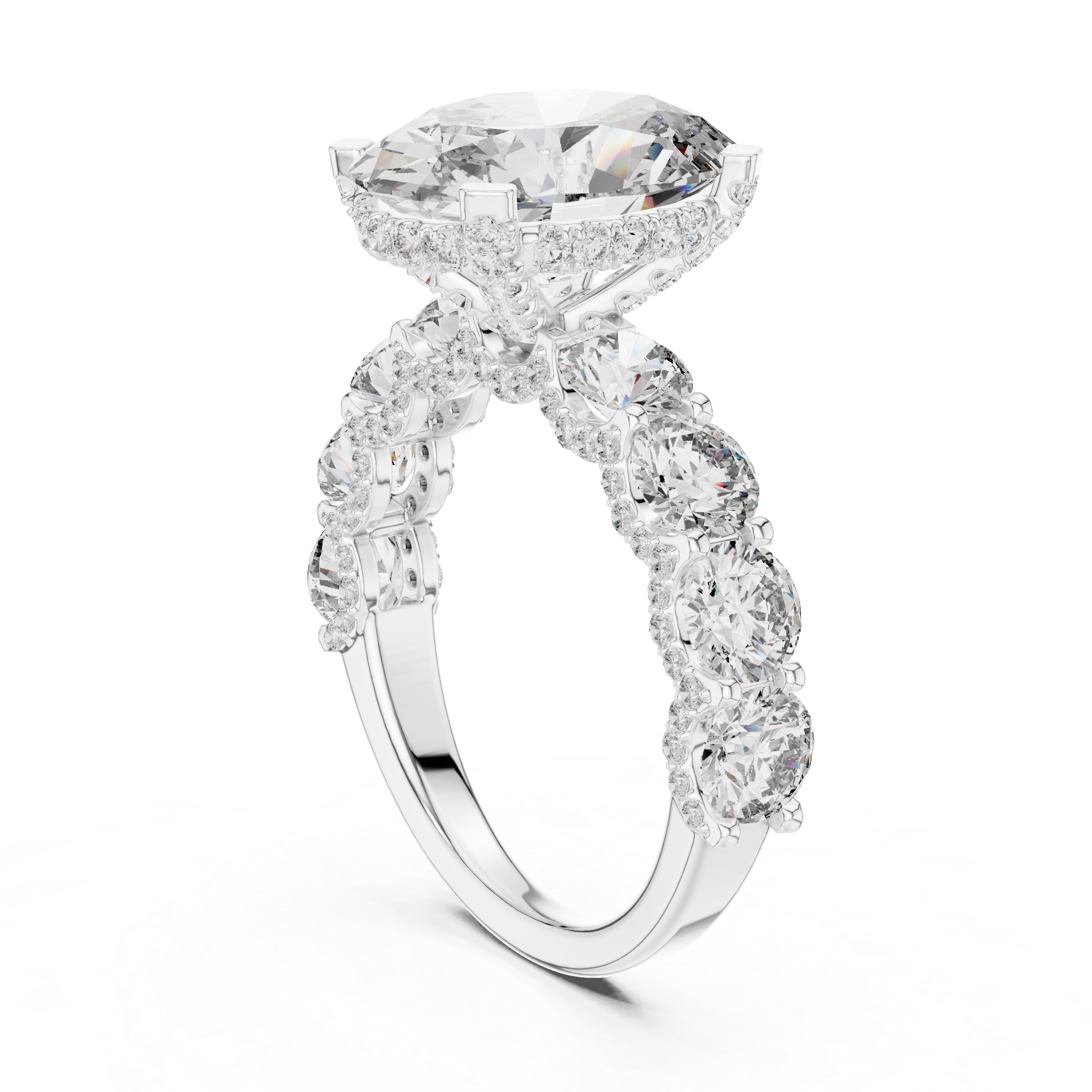 Holy Shrine lab grown diamond ring