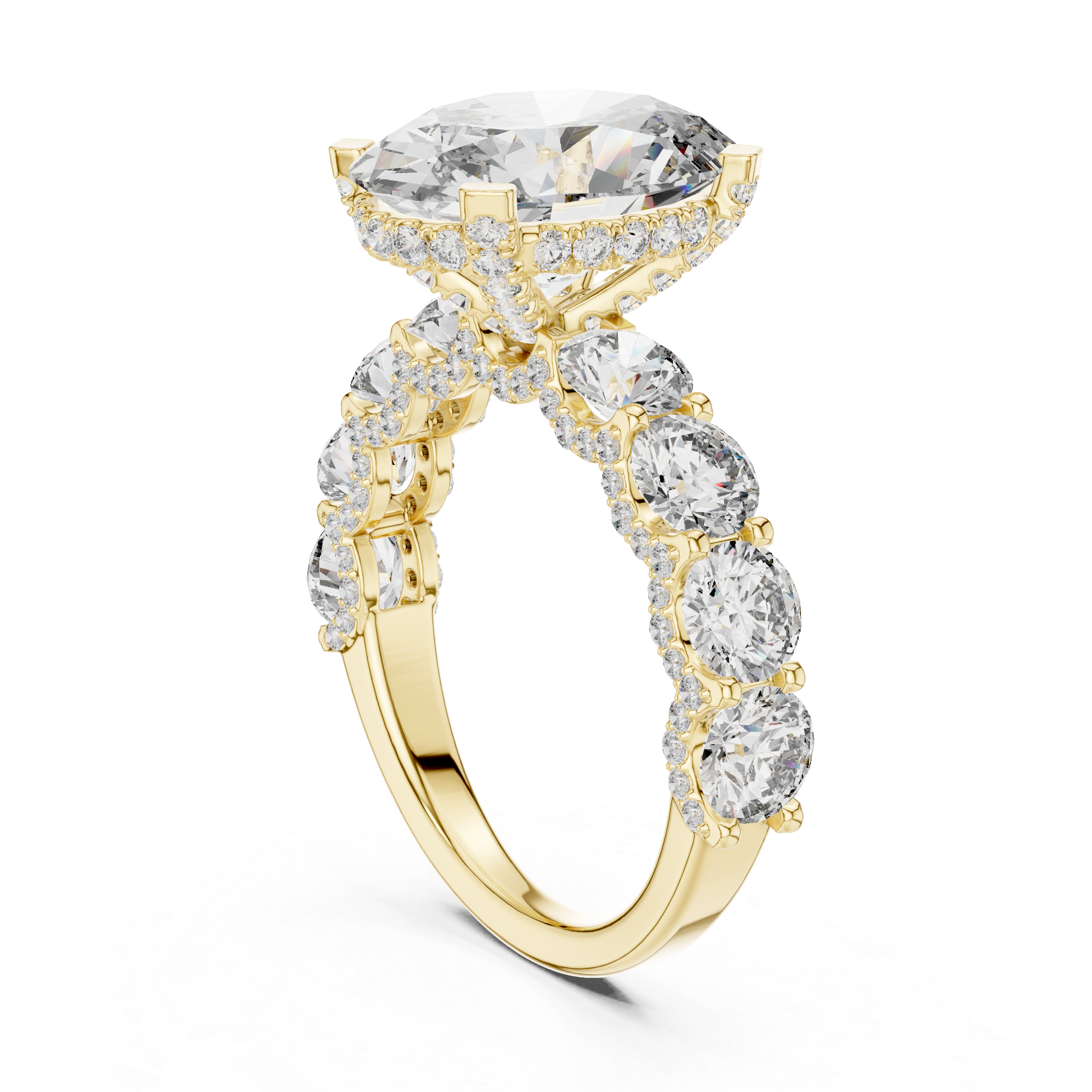 Holy Shrine lab grown diamond ring