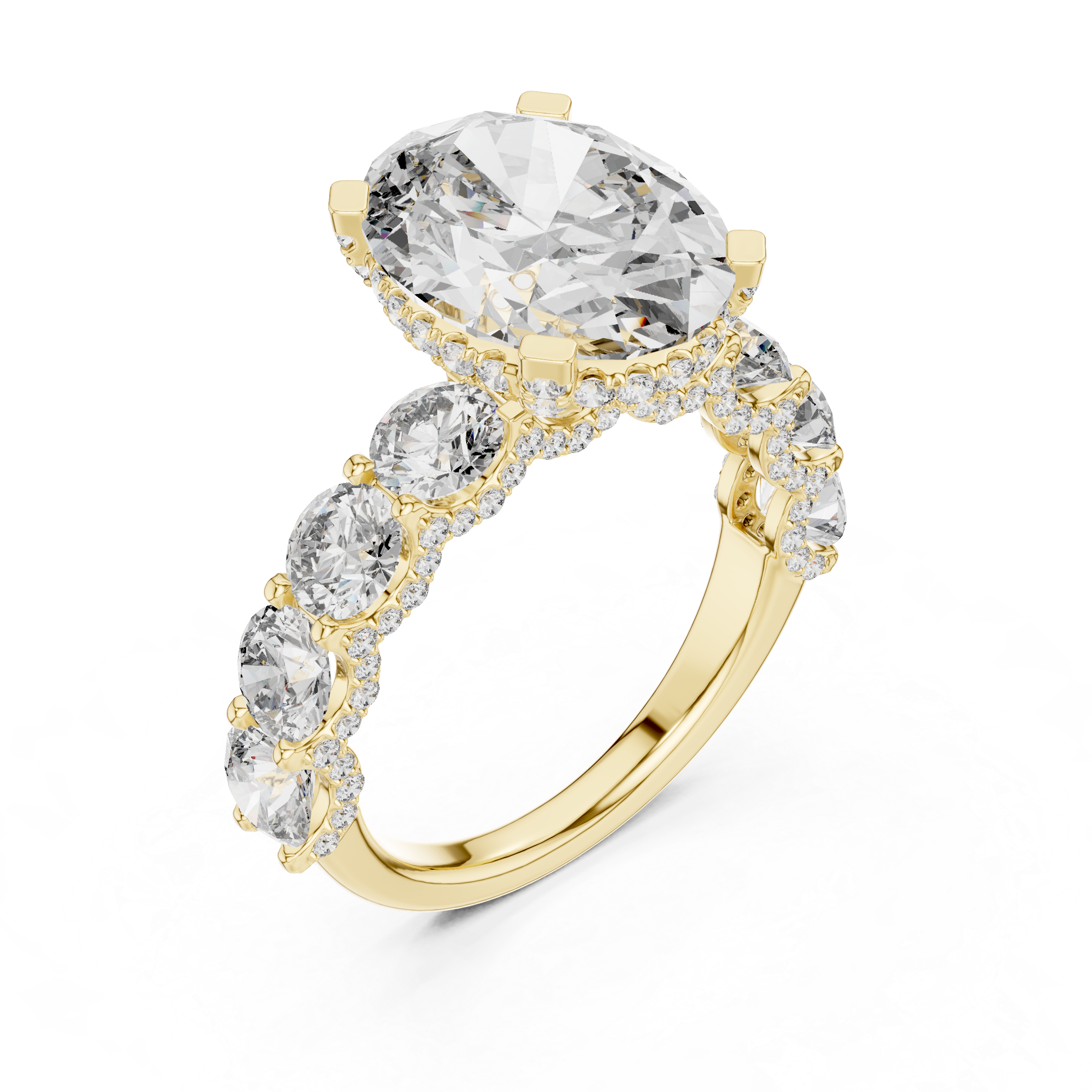 Holy Shrine lab grown diamond ring