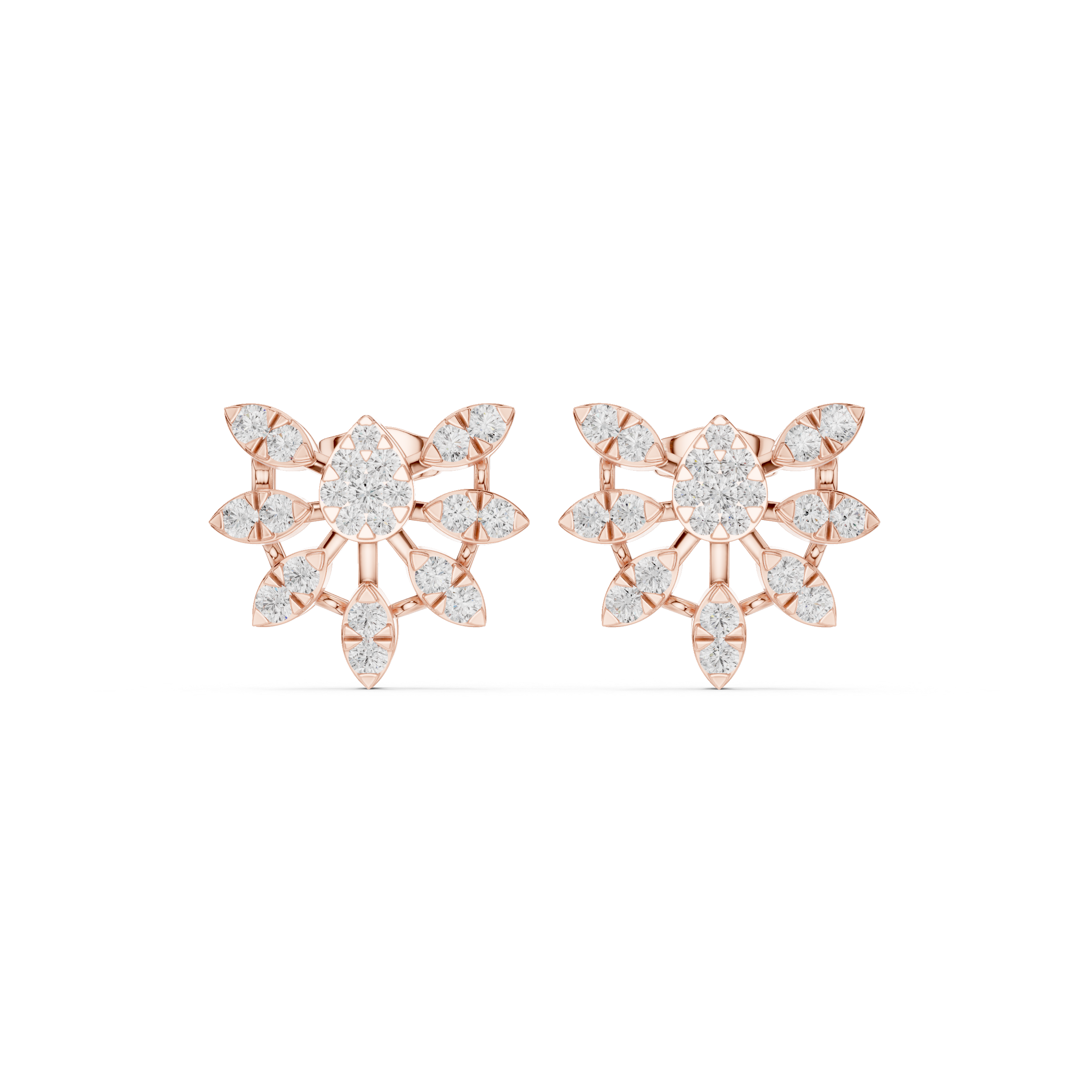 Solstice Ray Lab Grown Diamond Earrings Hoops
