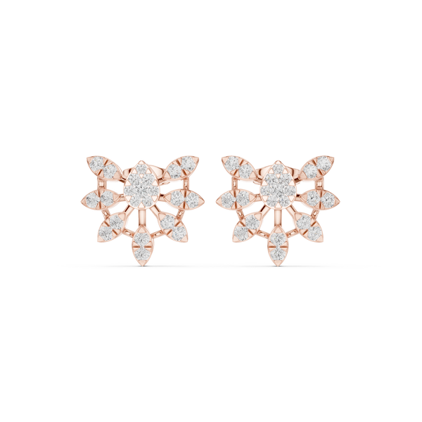 Solstice Ray Lab Grown Diamond Earrings Hoops