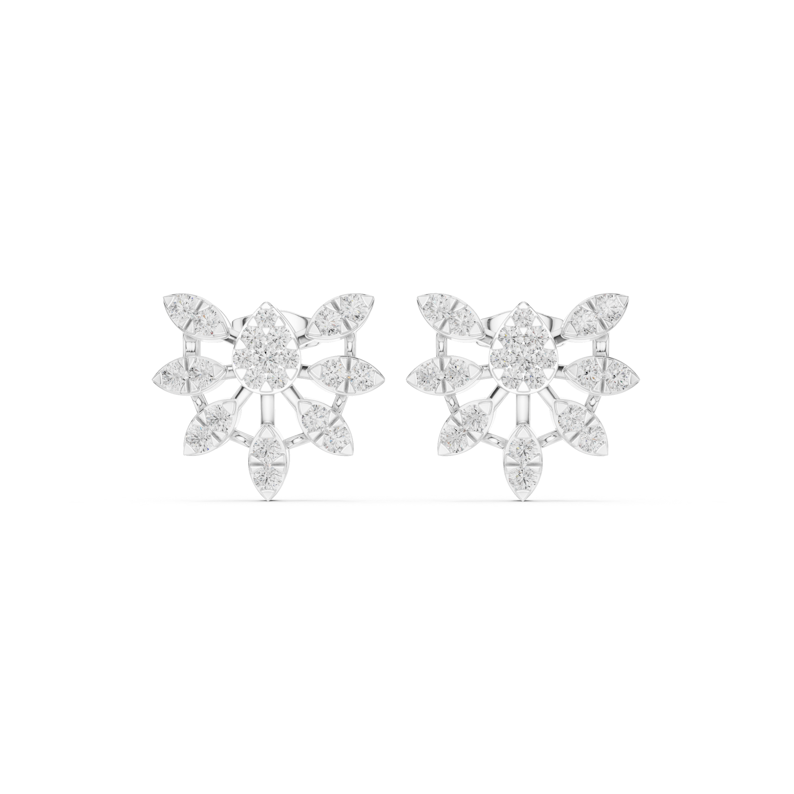 Solstice Ray Lab Grown Diamond Earrings Hoops
