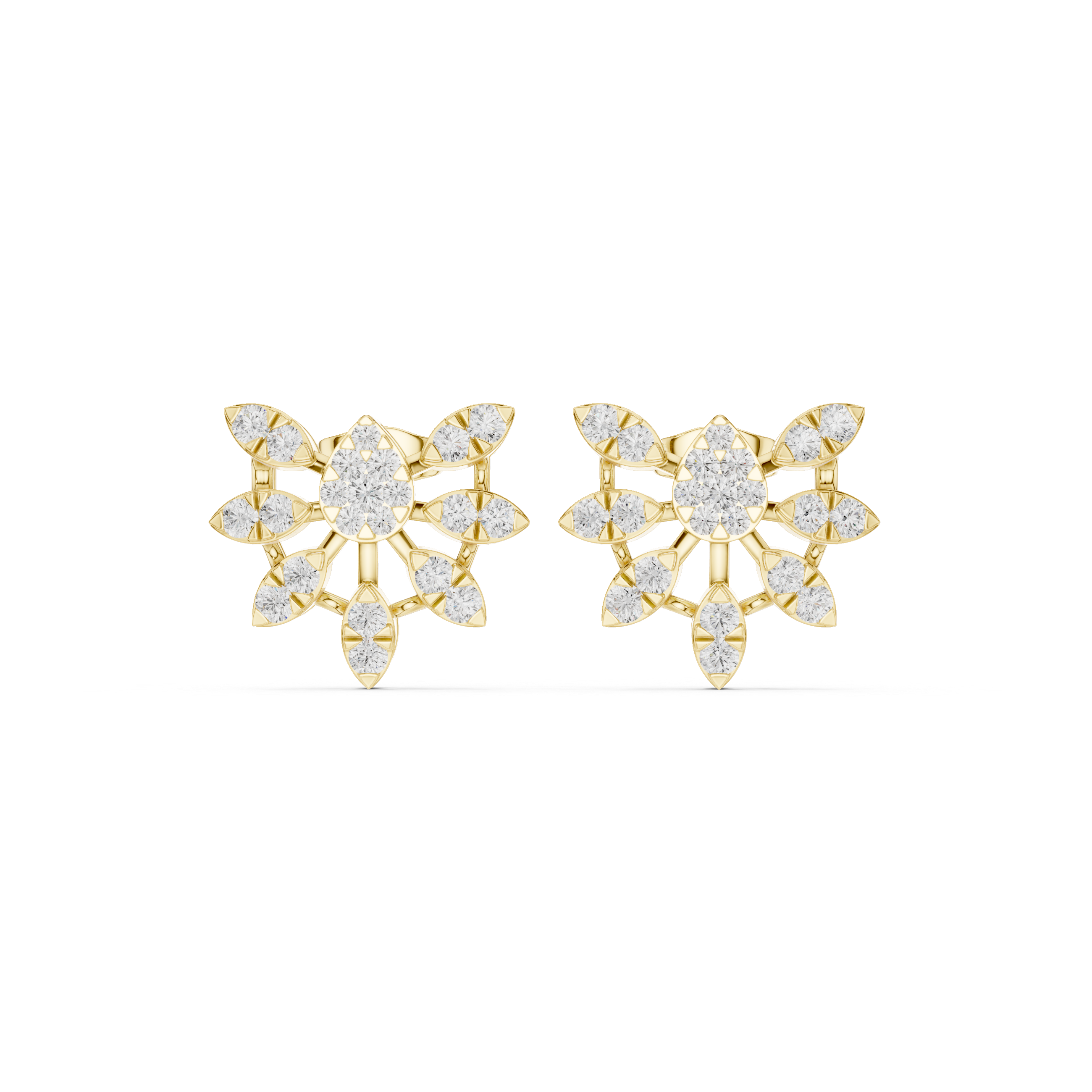 Solstice Ray Lab Grown Diamond Earrings Hoops