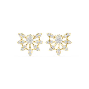 Solstice Ray Lab Grown Diamond Earrings Hoops