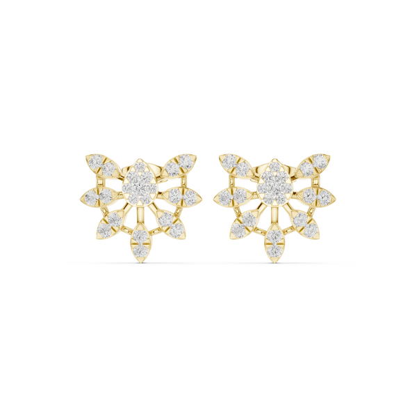 Solstice Ray Lab Grown Diamond Earrings Hoops
