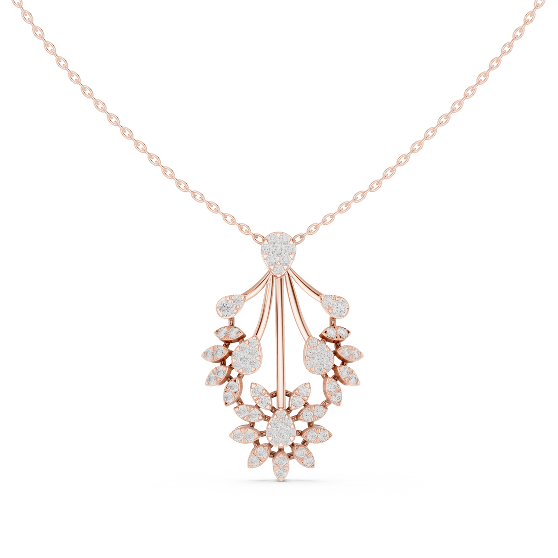 Blissful Solitaire Lab Grown Diamond Elegant Pendant