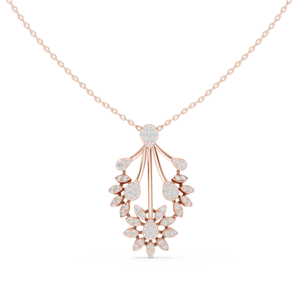 Blissful Solitaire Lab Grown Diamond Elegant Pendant