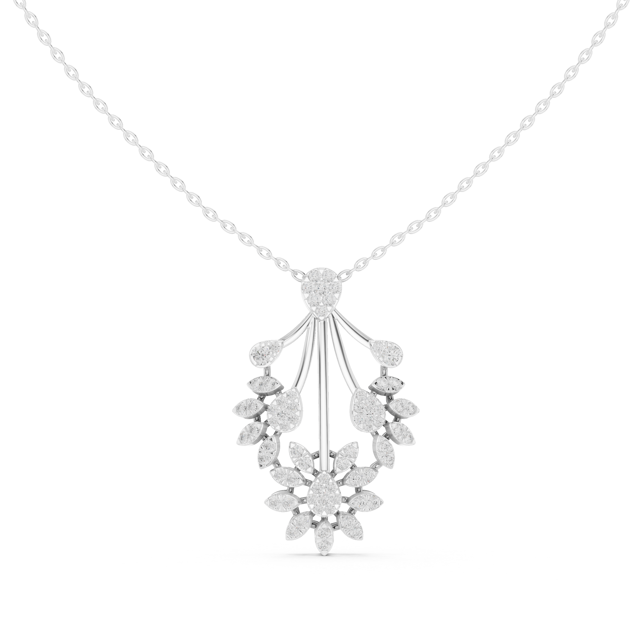 Blissful Solitaire Lab Grown Diamond Elegant Pendant