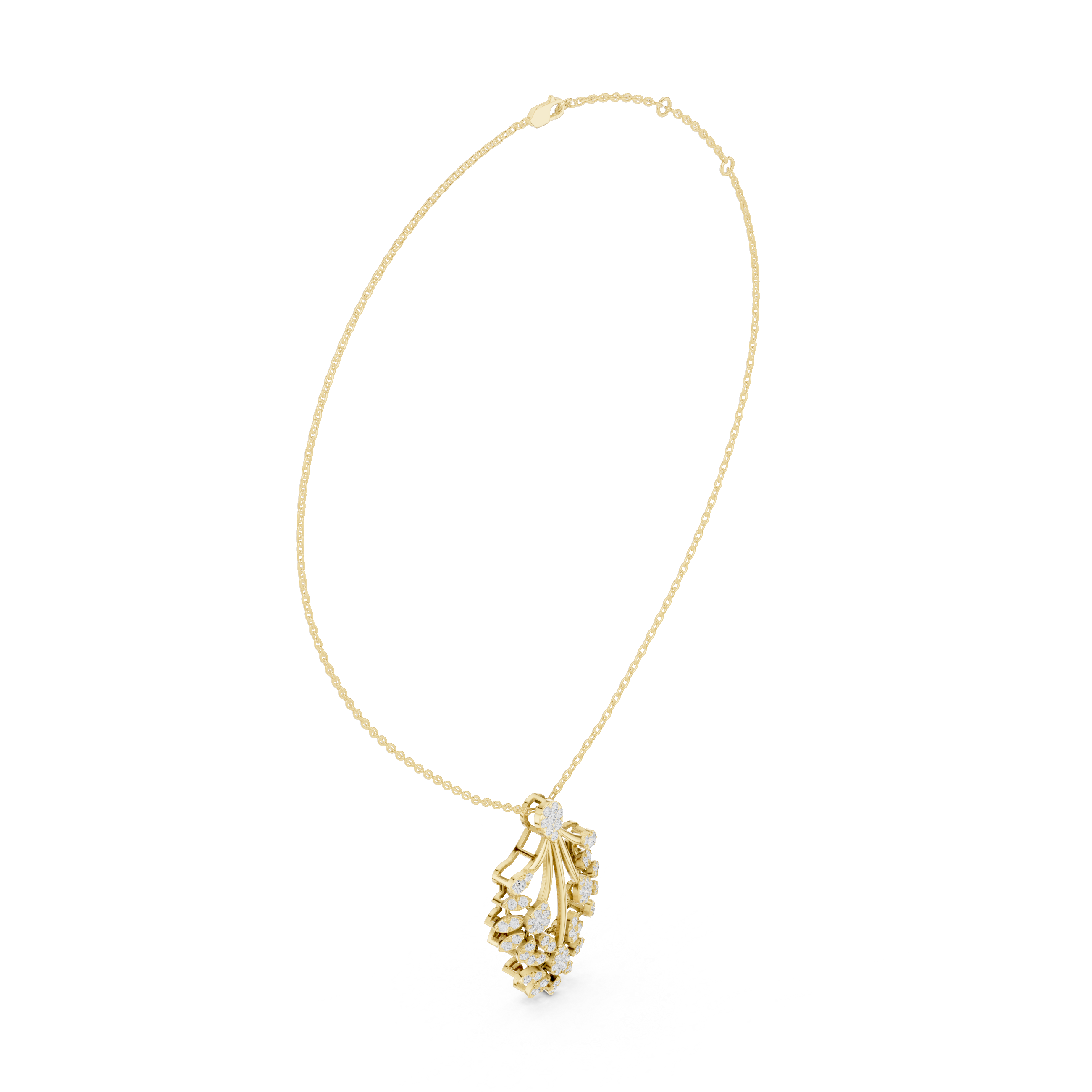 Blissful Solitaire Lab Grown Diamond Elegant Pendant
