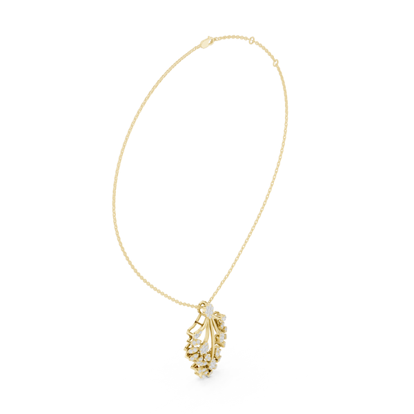Blissful Solitaire Lab Grown Diamond Elegant Pendant