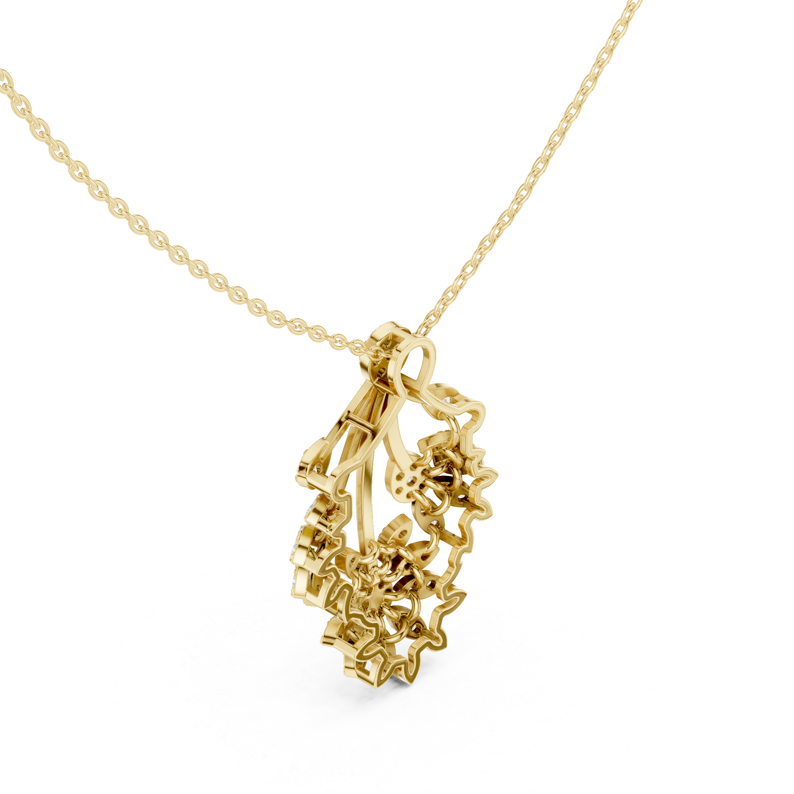 Blissful Solitaire Lab Grown Diamond Elegant Pendant