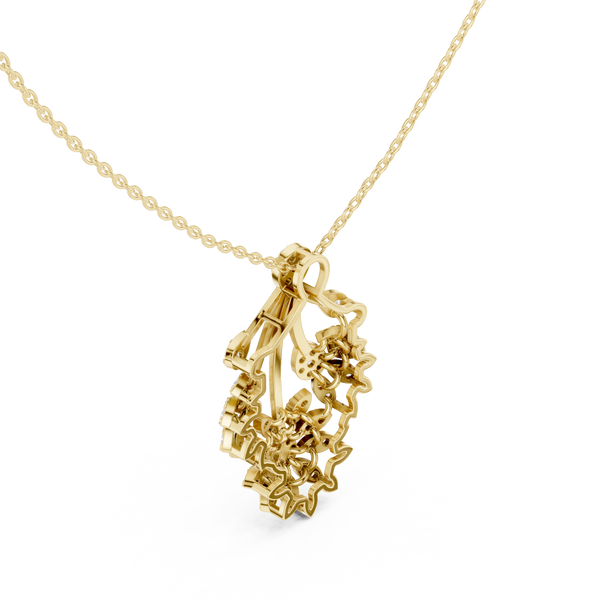 Blissful Solitaire Lab Grown Diamond Elegant Pendant