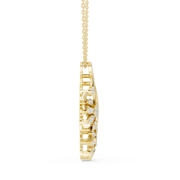 Blissful Solitaire Lab Grown Diamond Elegant Pendant