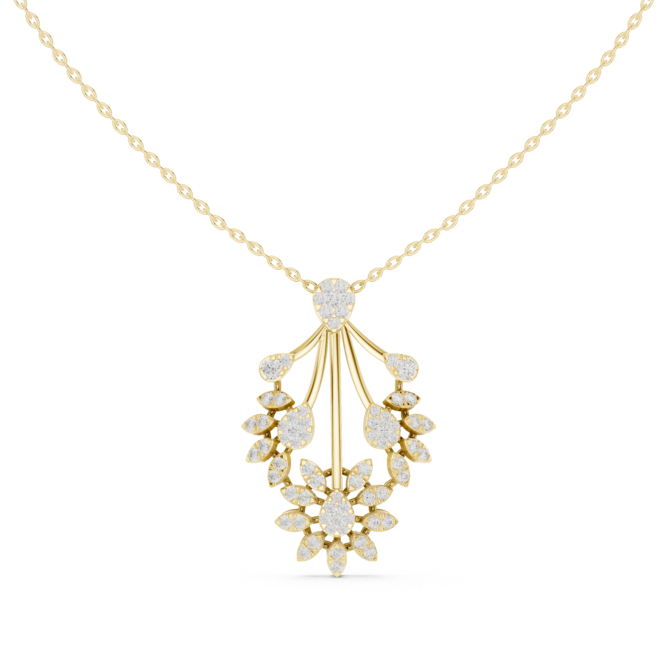 Blissful Solitaire Lab Grown Diamond Elegant Pendant