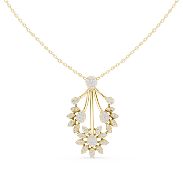 Blissful Solitaire Lab Grown Diamond Elegant Pendant