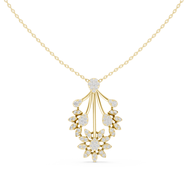 Blissful Solitaire Lab Grown Diamond Elegant Pendant
