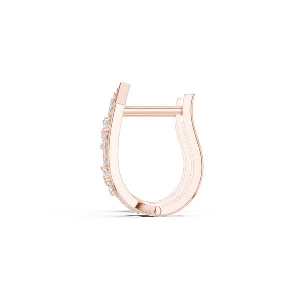 Top Notch lab grown diamond earring design