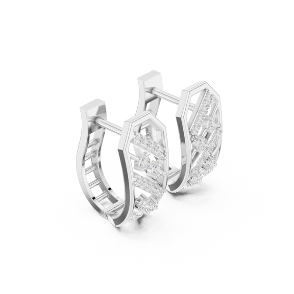 Crested Wave Lab Grown Diamond Earrings Pairs