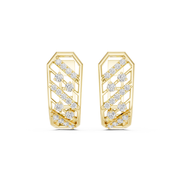 Crested Wave Lab Grown Diamond Earrings Pairs