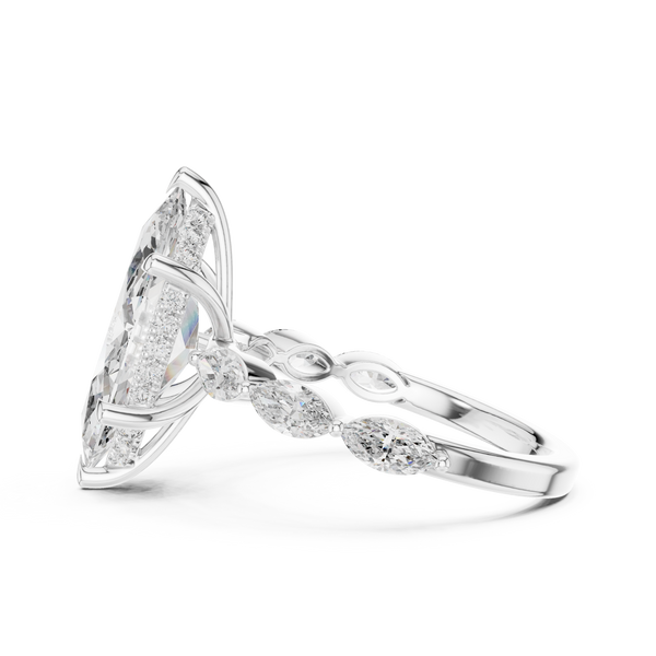 Autumn Gold lab grown diamond ring