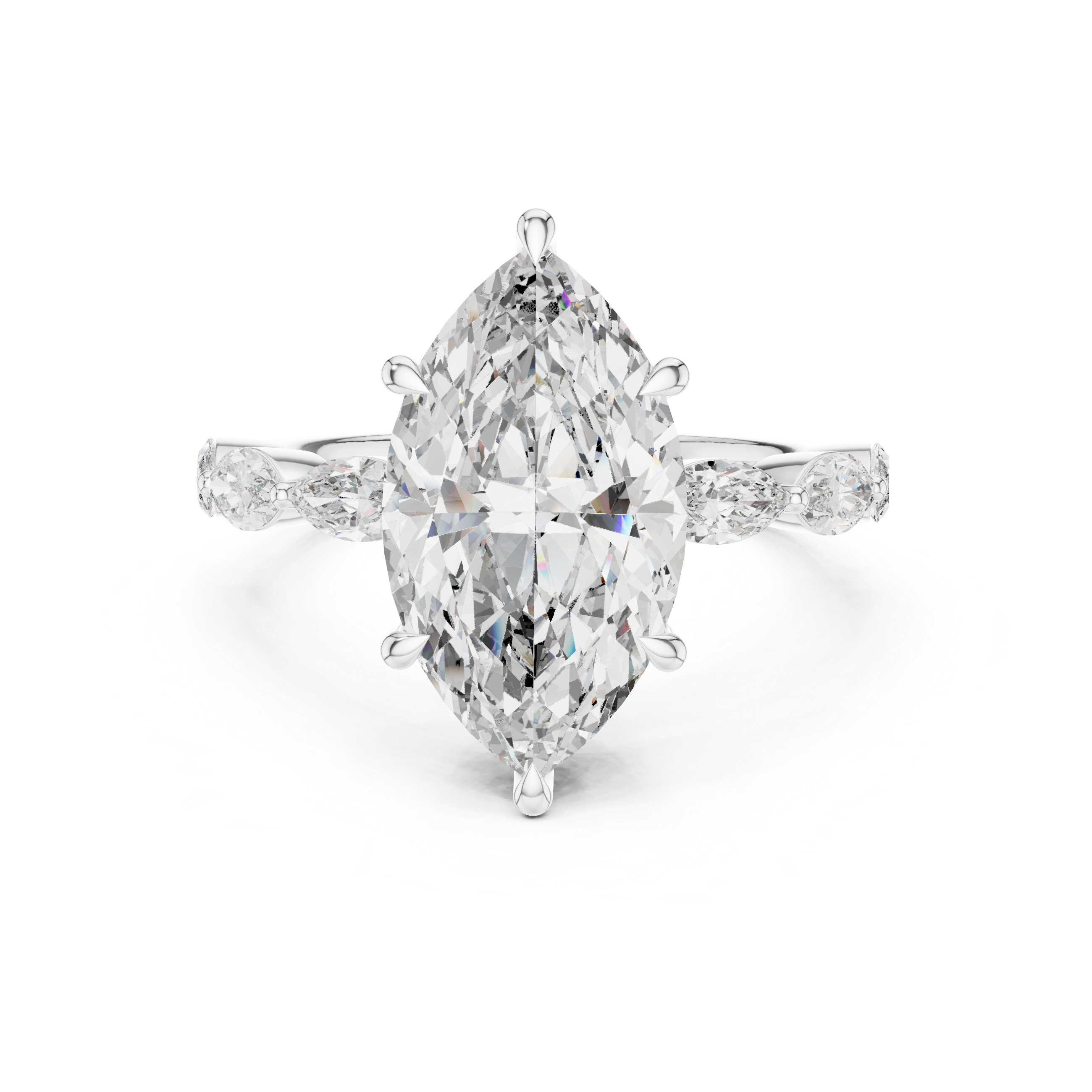 Autumn Gold lab grown diamond ring