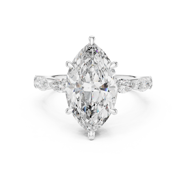 Autumn Gold lab grown diamond ring
