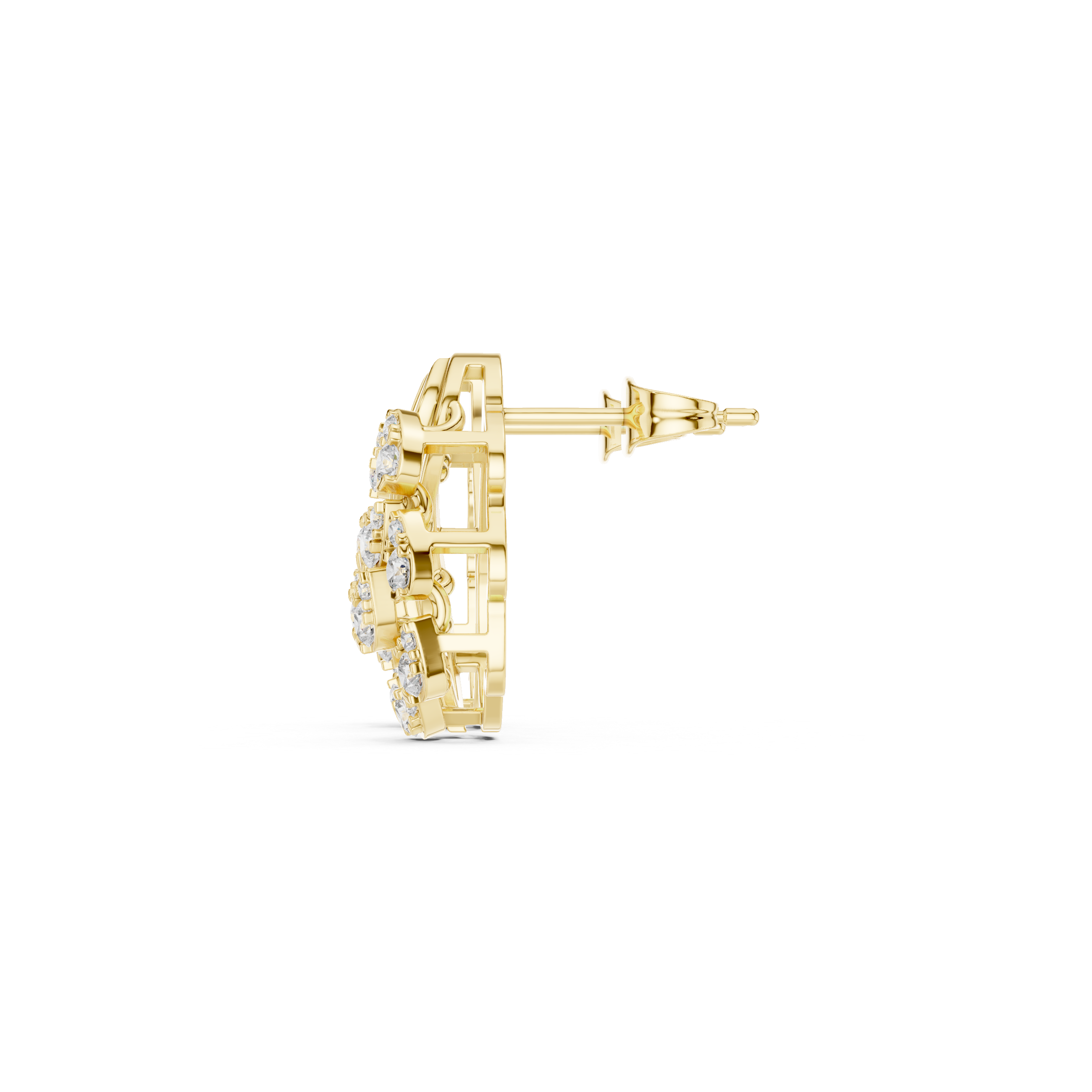 Nova Flare Lab Grown Diamond Earrings Hoops