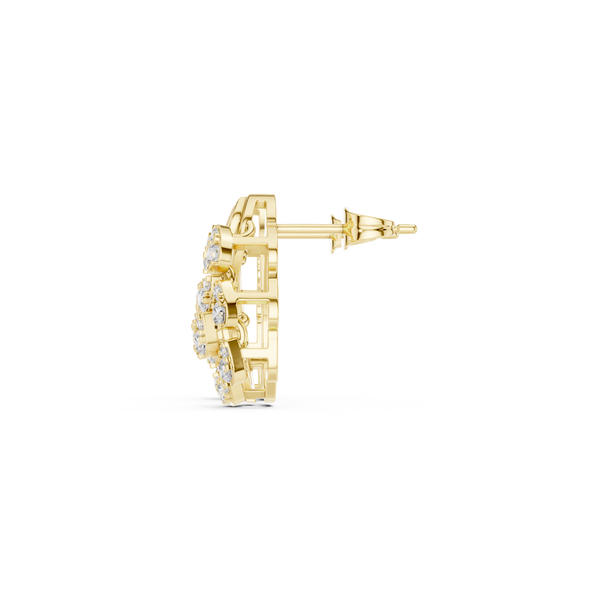 Nova Flare Lab Grown Diamond Earrings Hoops